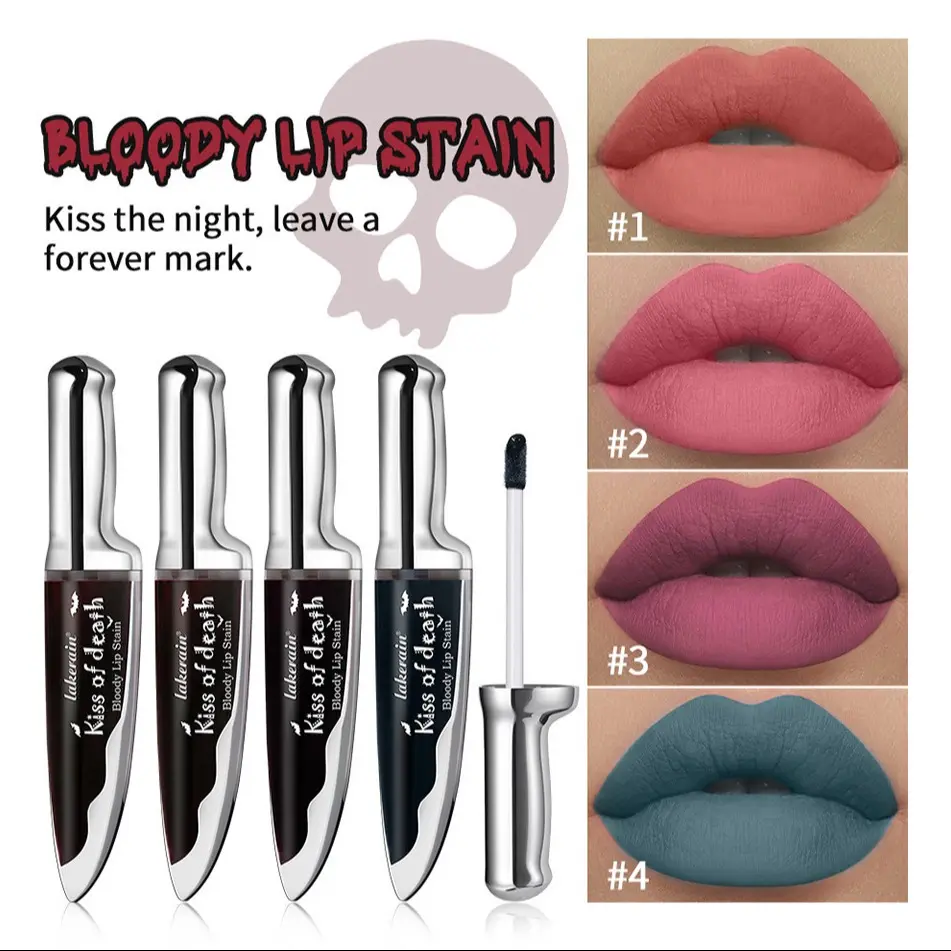 lakerain Lip Gloss Set kiss of death bloody lip stain Balm