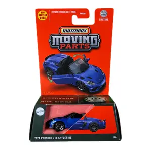 Matchbox Moving Parts: 2024 Porsche 718 Spyder RS (Blue)