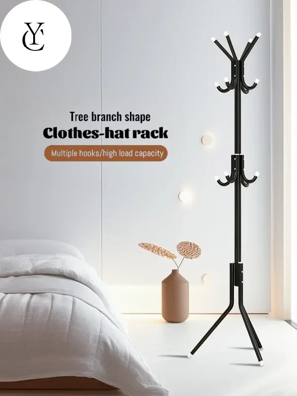 Multicolor Minimalist Multi-Functional Hanger - Sturdy Home Organizer for Jackets, Hats, Bags - Space-Saving Storage for Home, Office Use