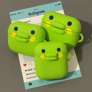 Cute Tamagotchi AirPods 4 Case, Compatible with AirPods 3, Apple Pro 2, Travel Accessory, Minimalist Design, Durable Protection