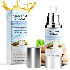 Wild Yam Cream Organic for Hormone Balance, All Natural, Promoting Perimenopause & Menopause Support for All Skin Types