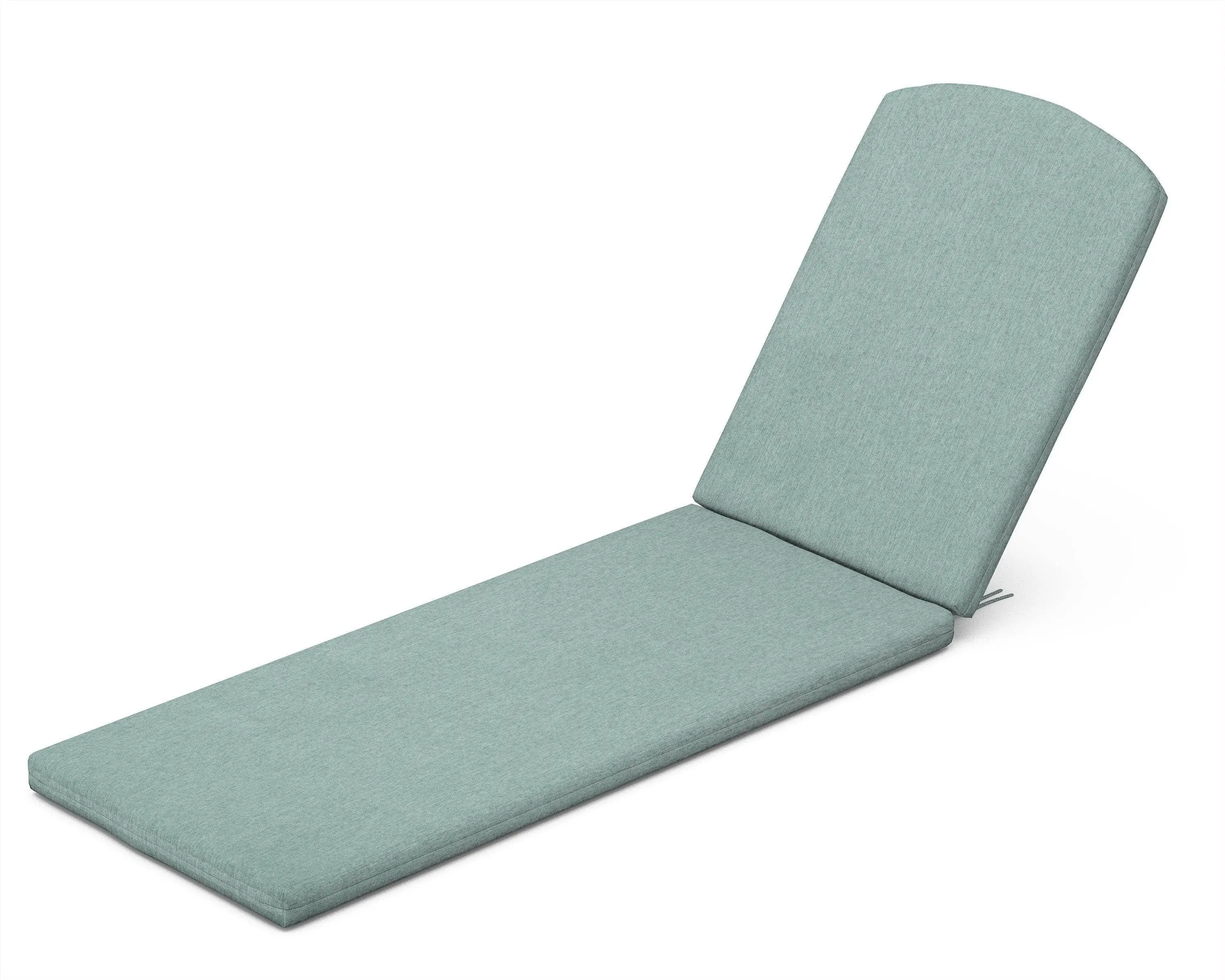 POLYWOOD Nautical Chaise Cushion in Glacier Spa