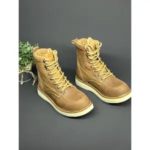 Botas de trabajo 6" para hombre mil rayas color Rocko miel