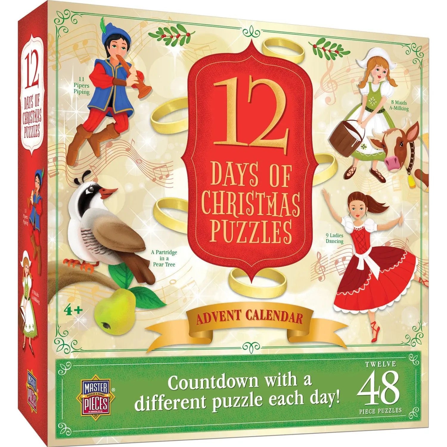 MasterPieces - 12 Days of Christmas Jigsaw Puzzles - Advent Calendar