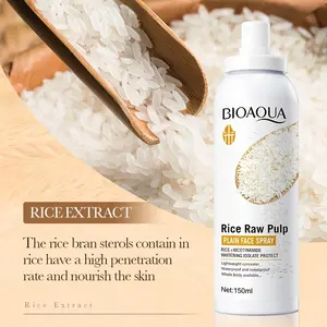 (bioaqua) 150ML Rice Milk Whitening Spray, Instant Brightening Concealer, Full Body Waterproof Sweat-Proof, Natural Look Makeup Spray