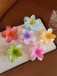 cute flower design hair claws, hair clips claw, casual & versatile hair accessories for women, new minimalist headwear suitable for thick hair, girlfriend gifts, barrettes