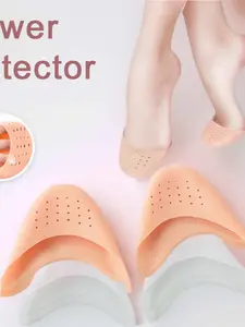 1 Pair Silicone Soft Toe Protector, Reusable Anti-grinding Toe Pad, Foot Care Product For Men & Women, Shoe Protector