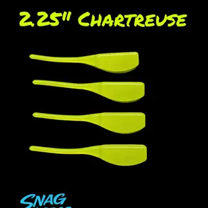 2.25” Chartreuse Crappie Minnow pack of 12