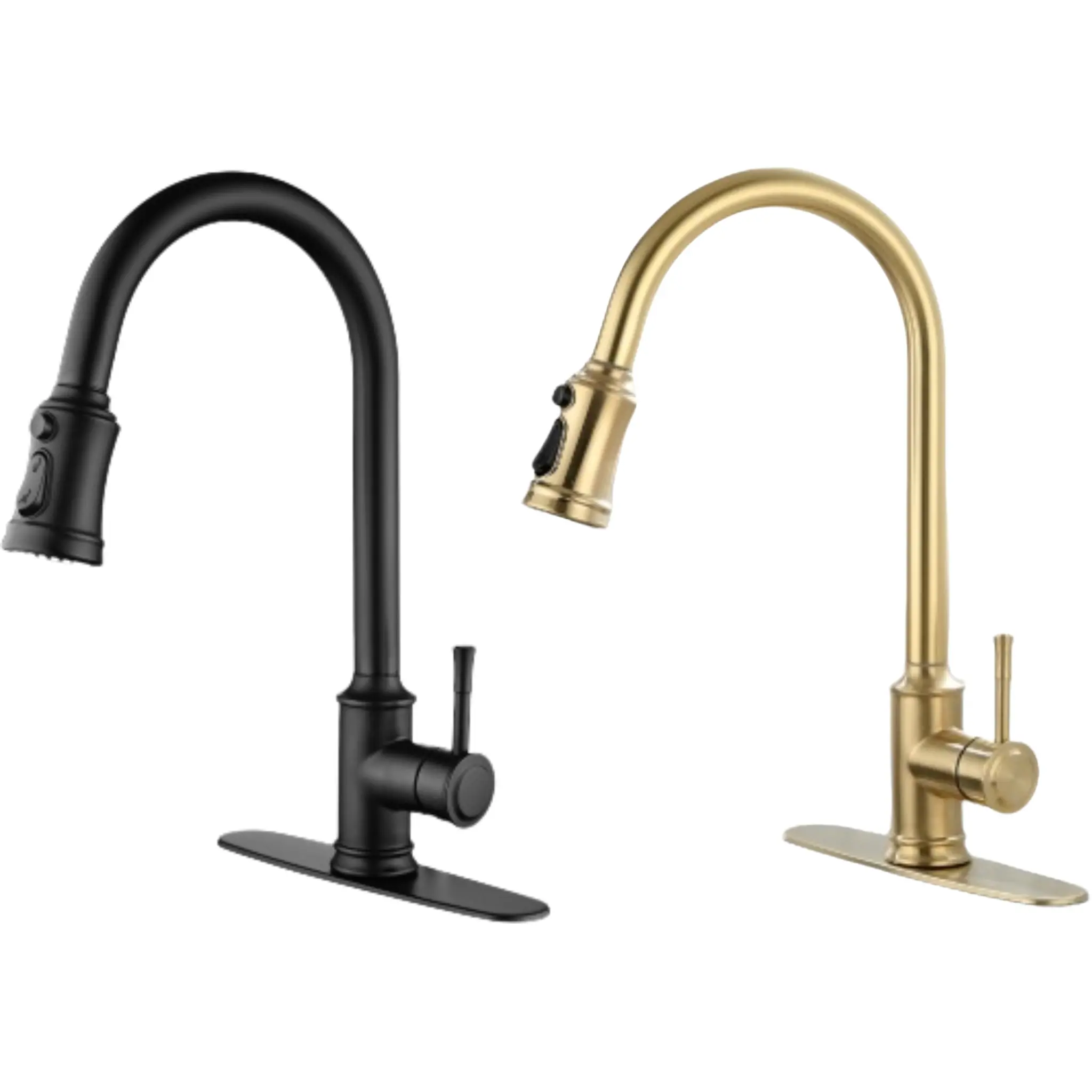 Single Unit Pull-Down Kitchen Faucet! Touch-activated with 360° swivel & easy-clean function. Upgrade your sink instantly!  #kitchenupgrade #smartfaucet #homeimprovement