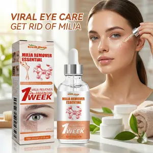Under Eye Renewal Serum | Gentle Exfoliation, Reduces Milia, Firms & Smooths Delicate Eye Skin | Infused With Jojoba Oil & Geranium Oil 30mL
