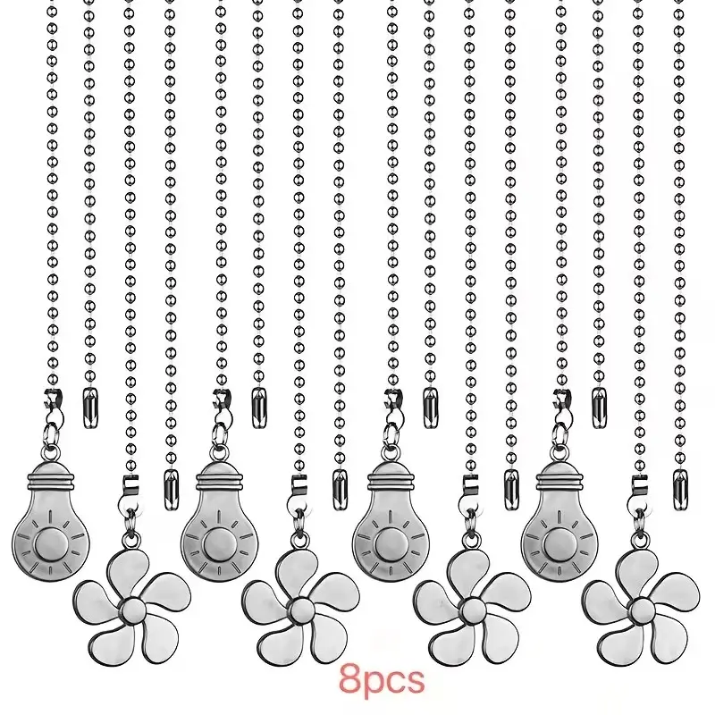 8pcs Ceiling Fan Extender Set, Direct Supply Lighting Accessories, No Power Required, Easy Installation, Durable Design, Perfect for Home Use