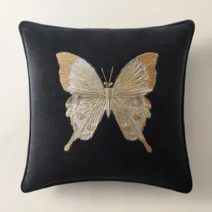 Z Gallerie Bella Butterfly Pillow 20" Home Decorative Cushion