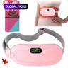 Menstrual Heating Pad Belt, Period Heating Pad, Cordless Electric Waist Belt, Warming Abdominal Massager with Vibration #GLOBAL PICKS