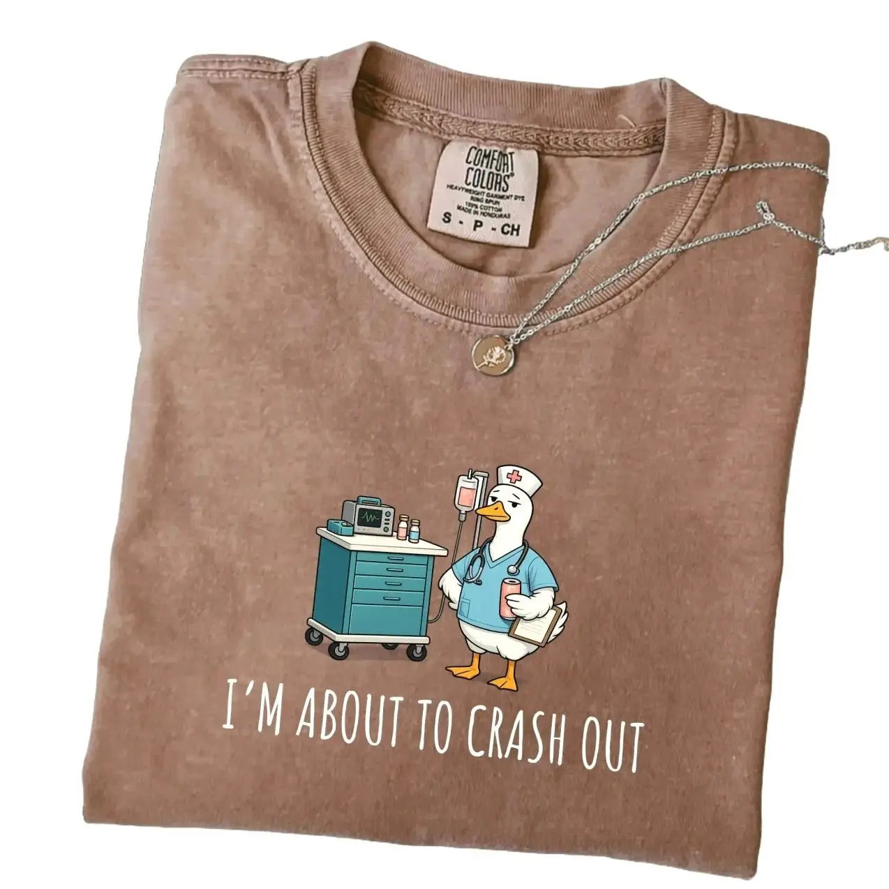 Funny Silly Goose Nurse T-Shirt - Nurse Appreciation Week Gifts Snarky Nurse Tshirt, Comfort Colors Graphic Tee, Casual Outfit, Vintage Wash Shirt, Oversized Women’s Outfit, Apr14
