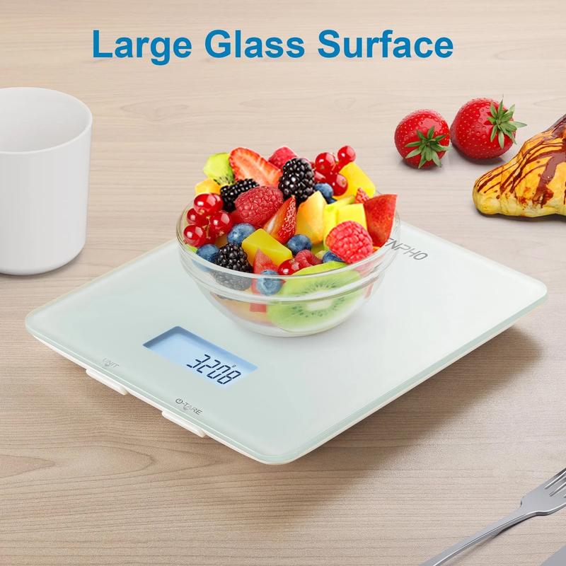 RENPHO Food Nutritional Scale Digital Kitchen Scale, Smart Food Measuring Scale with App for Macro Keto Calorie Cooking, Home Gifts Grams and Ounces