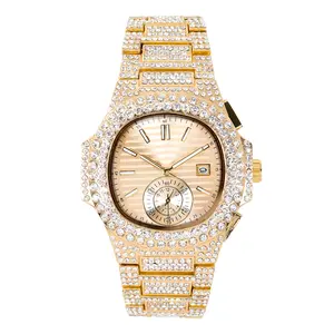 Men's 43mm Quartz Watch – Statement Dial, Adjustable Band