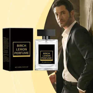 Birch Lemon Vanilla Cologne For Men 100ml Woody Citrus Scent Long-Lasting Fresh Fragrance