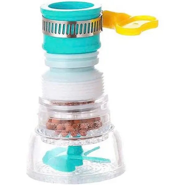 360° Rotating Kitchen Faucet Filter – High-Pressure Water Flow, Extendable Nozzle & Splash-Reducing Design