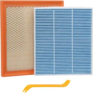 Engine Air Filter&Cabin Air Filter Combo Pack-Compatible with Toyota Camry 2018-2024,RAV4 2019-2025,Highlander 2020-2025/Lexus RX350 2023-2025-CF12157&CA12377
