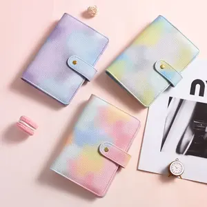 A7 Budget Binder, 1 Count Mini Cash Budget Binder with Zipper Envelope, Money Saving Organizer, Money Management, Monthly Bill Organizer, Stationery Supplies for Home School Office