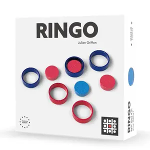 Ringo Board Game | Asmodee USA | Portable & Innovative Four-In-A-Row Strategy Game