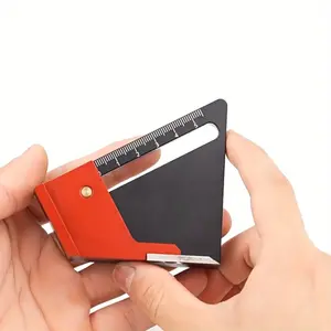 Adjustable Center Line Marking Gauge Carpentry Tenons and Mortises 1/2 Sawing Drawing Tools 0-58mm - Aluminum Alloy Woodworking Router Depth Gauge