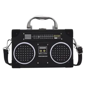 Radio Shape Handbag, Shoulder Crossbody Bag, Cute Creative Personalized Large Capacity Handbag for Women, Stylish & Practical Accessory