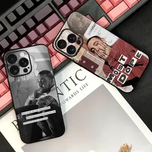 Singer M-Mac M-Miller Rapper Phone Case For iPhone17 16 15 ProMax 14Plus 13Mini Luxury Satin Glossy Colorful Great Gift Fashion Durable Stylish Shockproof Scratch-Resistant Perfect Fit