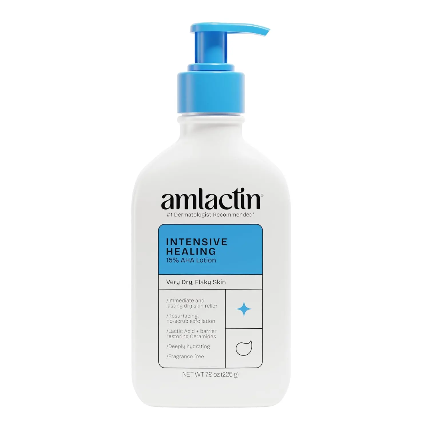 AmLactin Intensive Healing Body Lotion, 15% Lactic Acid, 7.9 oz Lotion Single