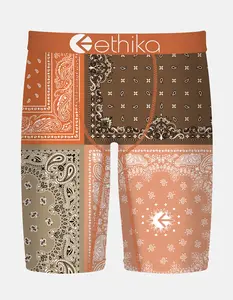 ETHIKA  Mens Muted Motifs Staple Boxer Briefs