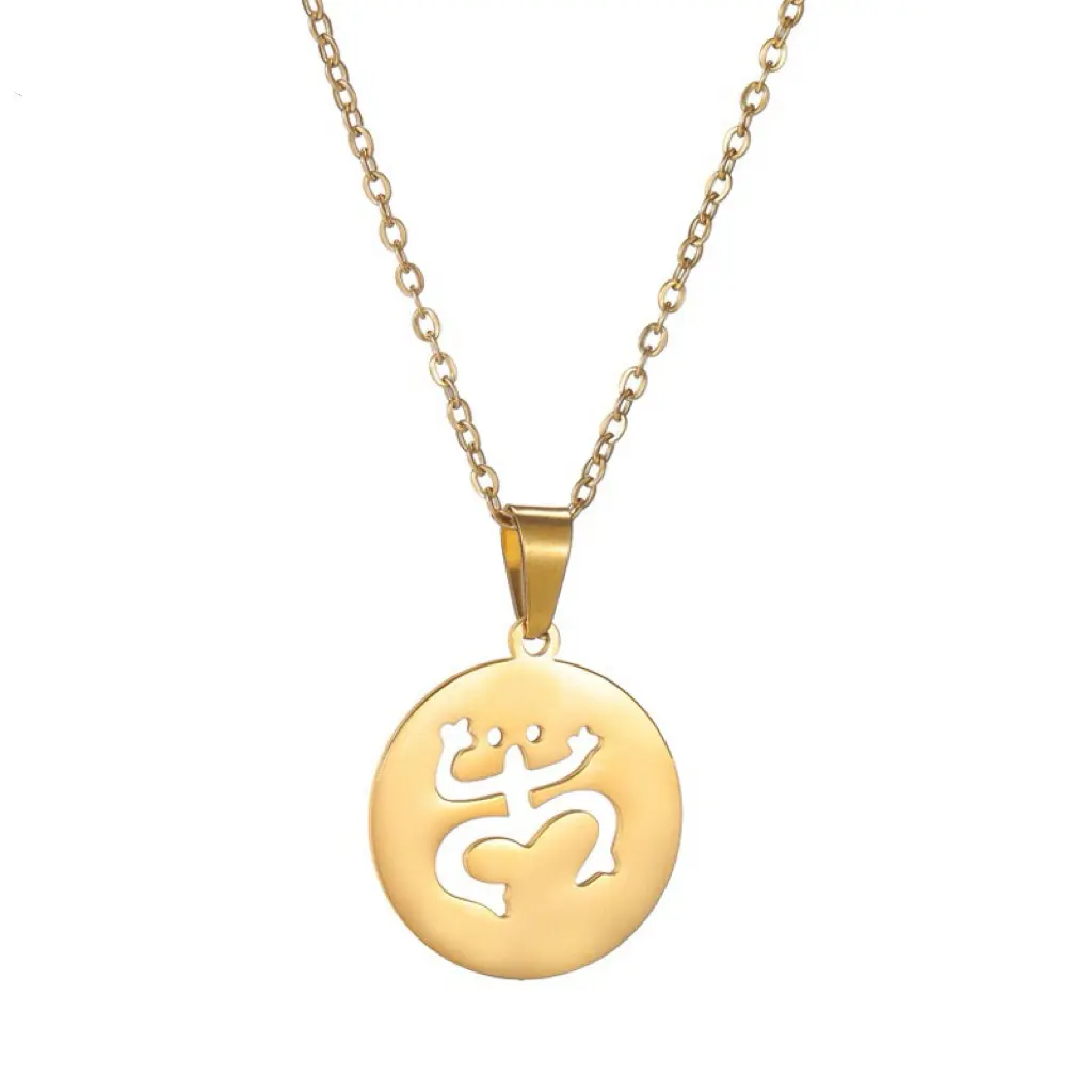 Puerto Rico Boricua Coquí Frog Pendant Necklace, Stainless Steel Puerto Rican Charms, Jewelry Gift For Women