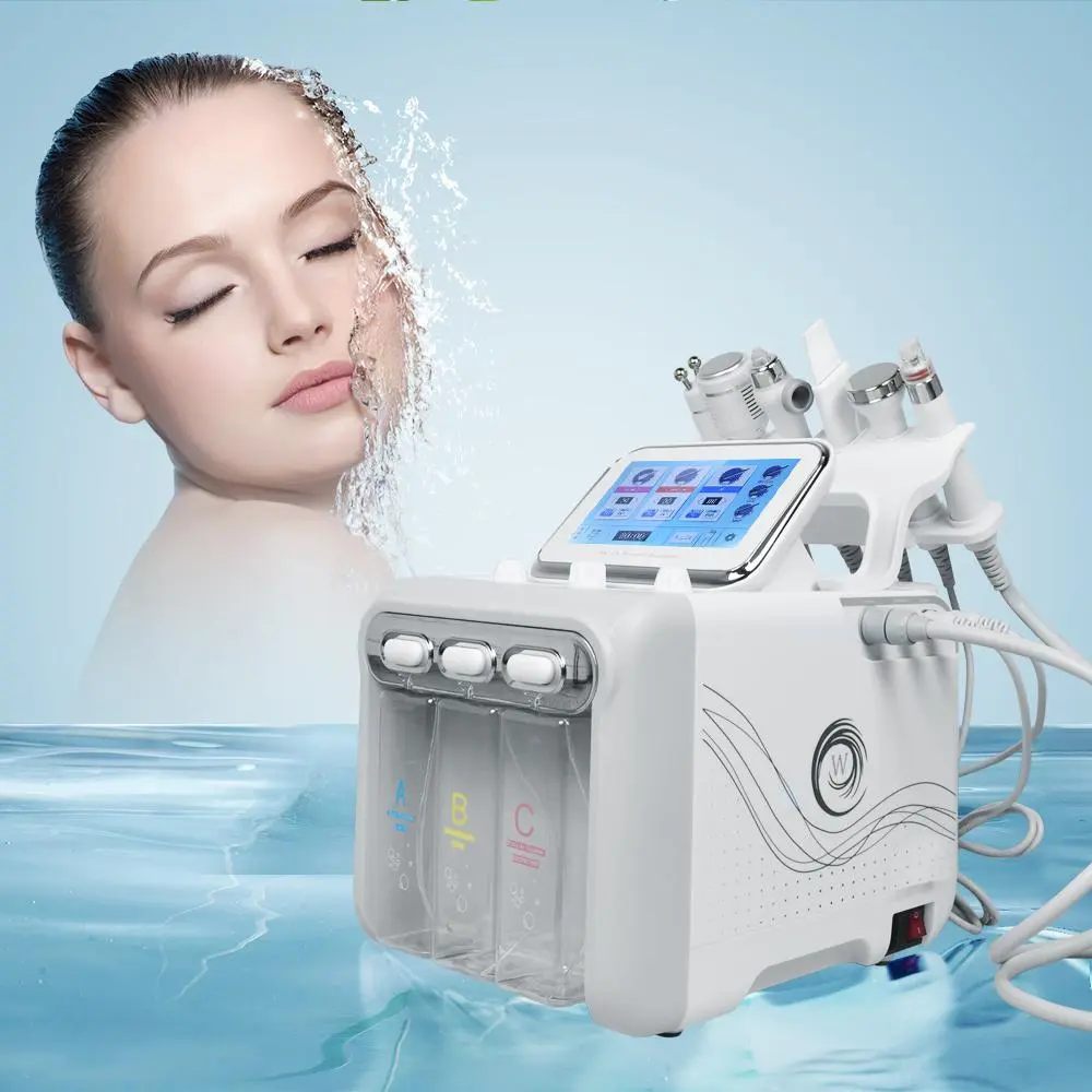 6-in-1 Facial Hydro-Oxygen Small Bubble Pore-Tightening Personal Care Appliance