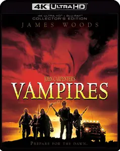 John Carpenter's Vampires  [4K ULTRA HD BLU-RAY MOVIE] With Blu-Ray, 4K Mastering, Collector's Ed, Sign Language, Subtitled