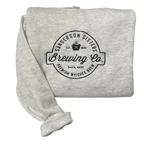 Sanderson Sisters Brewing Co Halloween Embroidered Sweatshirt Sweater