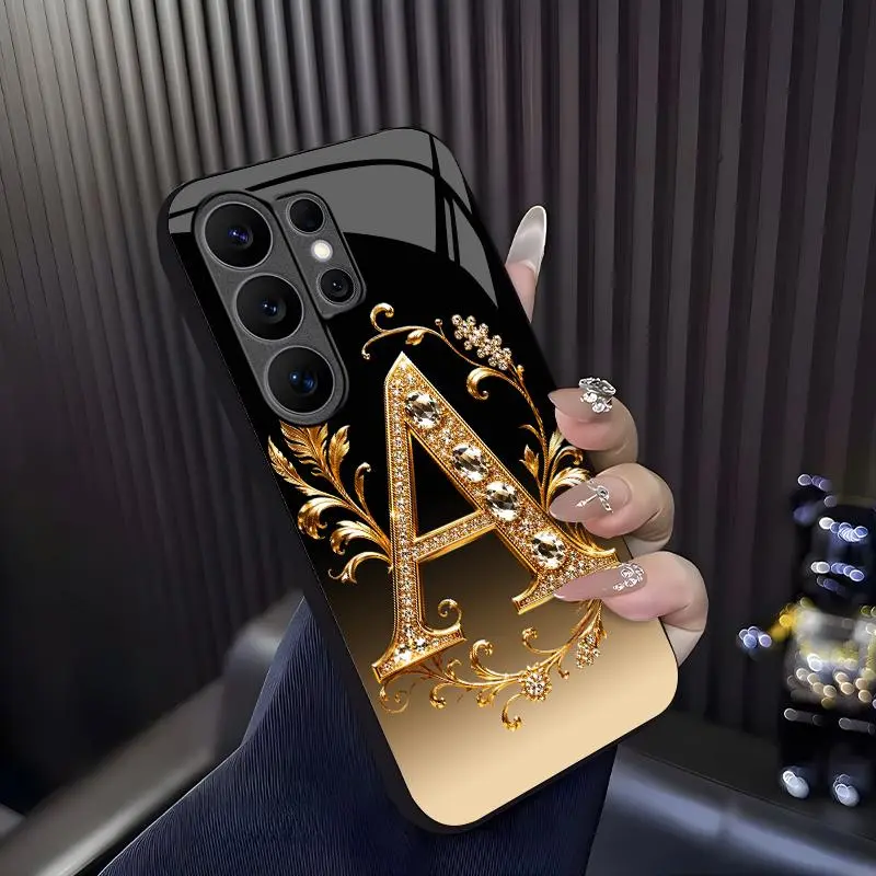 Suitable for [Galaxy S26 Ultra ] high-end  phone case,Made with the latest glass material, featuring a high-end printed design, not a real 3D diamond!YM99