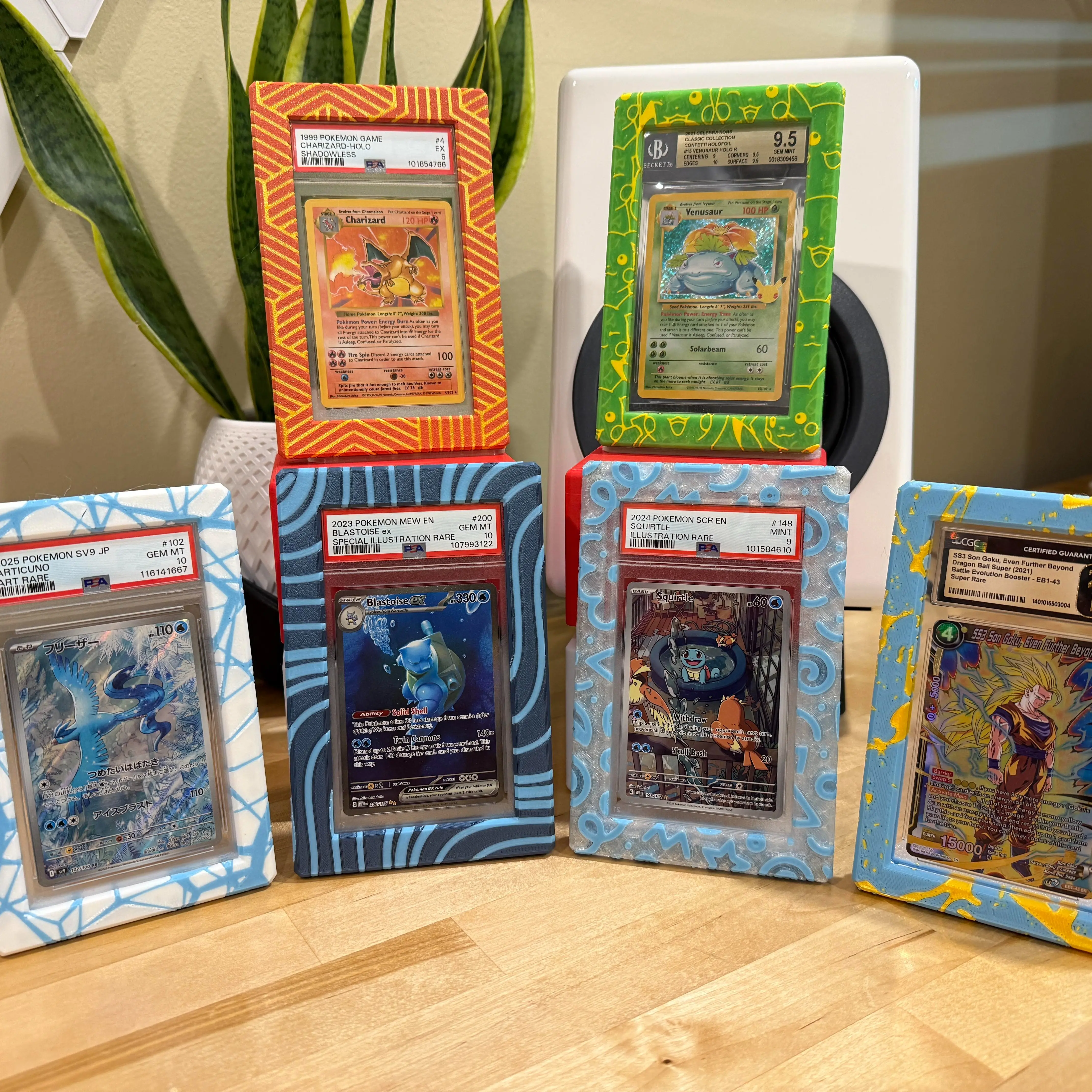 Pokemon/One Piece/Dbz/Other Tcg Graded Slab or Single Custom Display (PSA, TAG, CGC, Bgs, or Toploader)