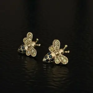 Aretes de abejas solidas