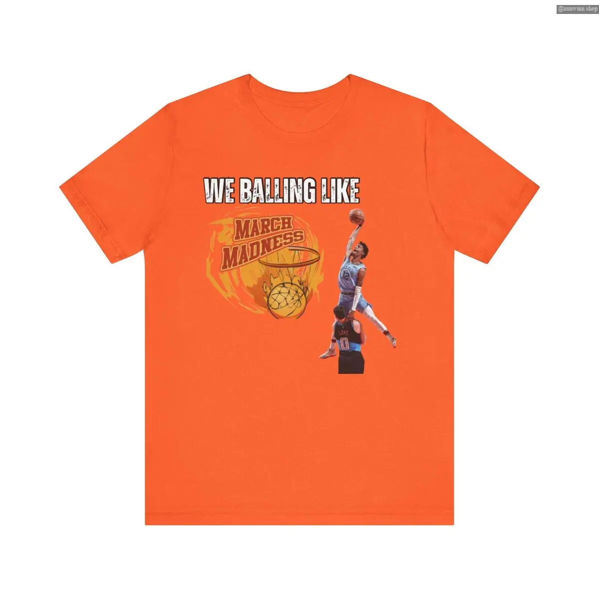 March Madness Basketball Sports Gift for Fans March Summer Fashion T-shirts , Couple style