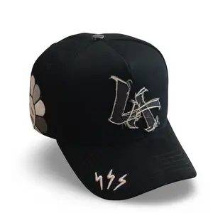 LA "Wire Angels" Snapback | Mixed Media Patch & Embroidery | Mad Monkey Scty.