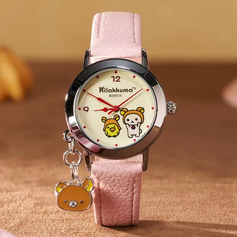 MINISO Rilakkuma Gulu Gulu Moment Series Wristband Watch Blind Box | Trendy Fashion Gift for Friends & Perfect Holiday Present & Holiday Surprise