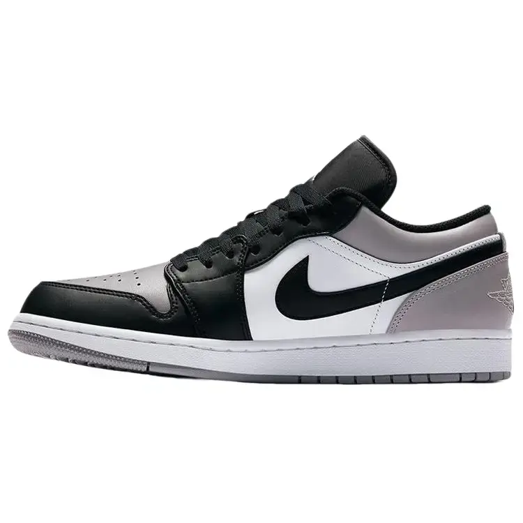 NIKE Women's Air Jordan 1 Low 'Atmosphere' Durable Leather Sneakers - Casual Streetwear, Lace-Up Low Cut, Reliable Cushioning, US Sizes