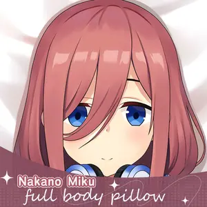 Anime Dakimakura Japanese Otaku Waifu Life Size Doublesided Print Hugging Body Pillov Cover The Quintessential Quintuplets Nakano Miku