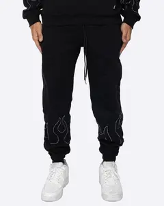 EPTM: FLAME EMBROIDERY SWEATPANTS