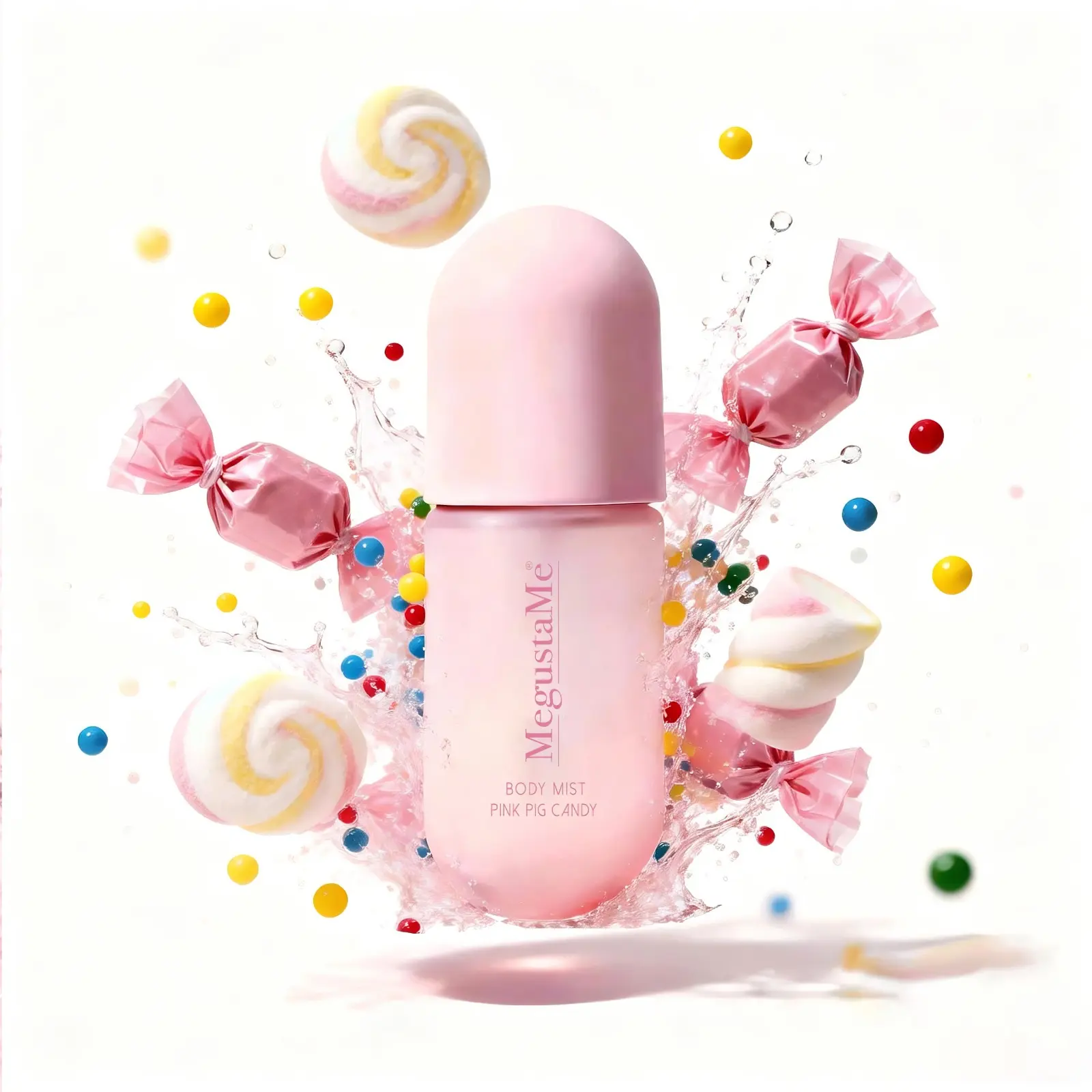4D hyaluronic acid candy macaron cake body fragrance spray warm fragrance, suitable for body and hair spray - very suitable for daily use and dating Valentine's Day gifts, specially added 4D hyaluronic acid moisturizing technology perfume spray