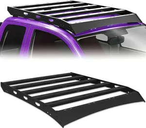 MONOKING 800LBS Roof Rack Cargo Basket for 2005-2023 Tacoma Double Cab, Heavy Duty Off-Road Rooftop Storage Luggage Carrier Holder