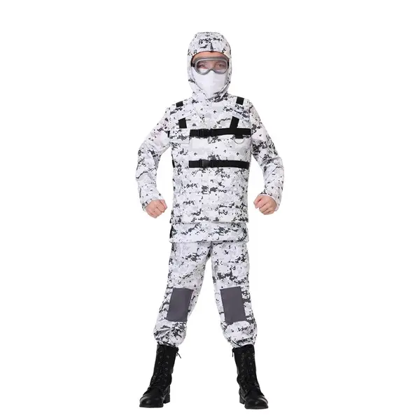 Child Winter Camo Soldier Costume