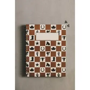 The Saddle Check Noteworthy Spiral Notebook