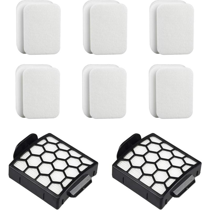 6  Filter + 2 Hepa Filter Replacement for Shark ZU62 ZU60 NV255 NV150 NV251 NV151 Navigator Rotator Pet Pro Upright Vacuum Part 1238FT60 1239FT60