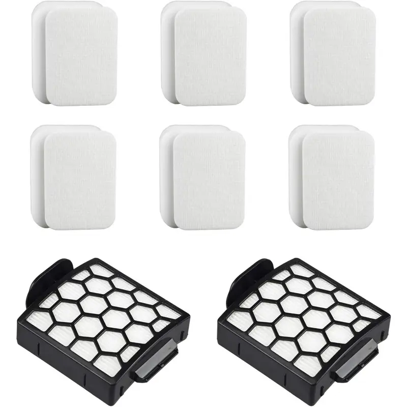 6  Filter + 2 Hepa Filter Replacement for Shark ZU62 ZU60 NV255 NV150 NV251 NV151 Navigator Rotator Pet Pro Upright Vacuum Part 1238FT60 1239FT60