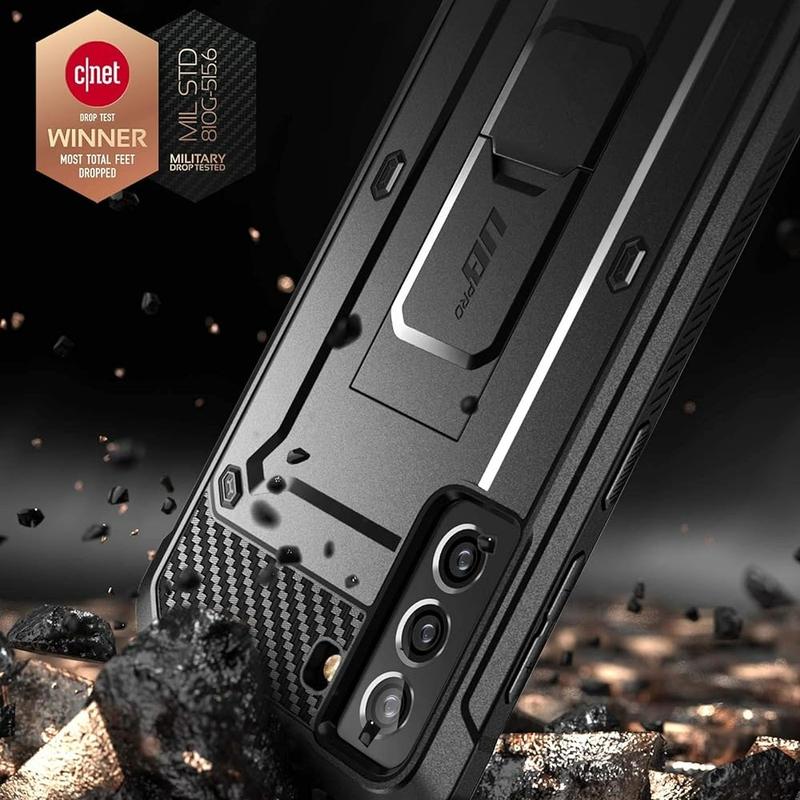 SUPCASE Unicorn Beetle Pro Full-Body Dual Layer Rugged Kickstand Holster Case for Samsung Galaxy S20 FE (2020) / Samsung Galaxy S21 FE (2022) Case with Built-in Screen Protector